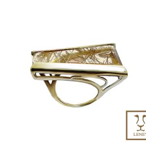 ANILLO TRAPECIO CUARZO R